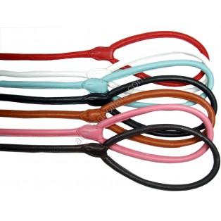 COMFY Leather Lead with a PADDED leather handle - length 110 cm (44")